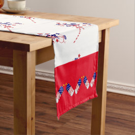 Chemin De Table Court Runner 4 juillet table