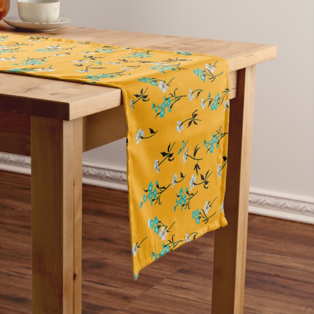 Chemin De Table Court Runner de table florale (In Situ)