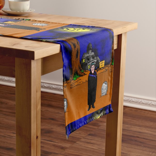 Chemin De Table Court Runner table Halloween (In Situ)