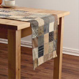 Chemin De Table Court Runner table Patchwork rustique