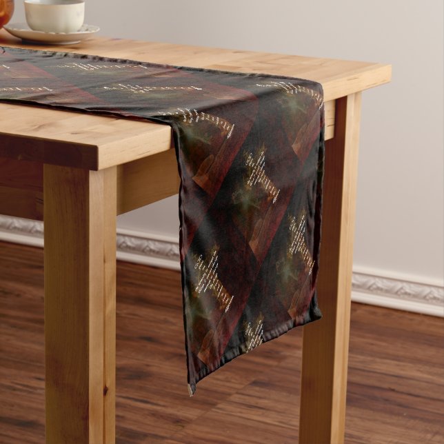 Chemin De Table Court Serenity Prayer With Beautiful (In Situ)