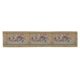 Chemin De Table Court Symbole dragon chinois Antique asiatique