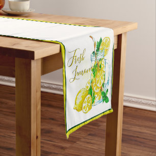 Chemin De Table Court Tapis de table court Limonade