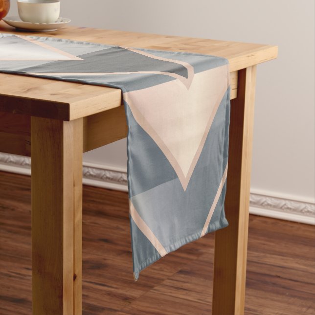 Chemin De Table Court Triangles modernes (In Situ)