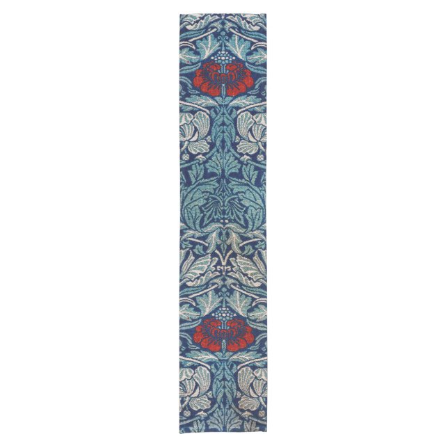 Chemin De Table Court Tulip et Rose, William Morris (Devant)