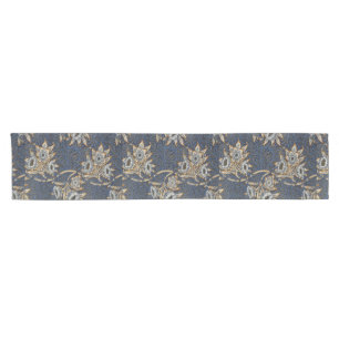 Chemin De Table Court Tulipe Saules Motif Bleu Floral de William Morris