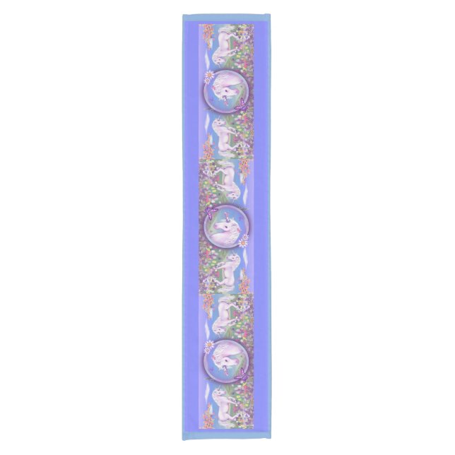 Chemin De Table Court Un paradis mauve Nappe (Devant)