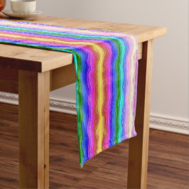 Chemin De Table Court Vagues de couleur