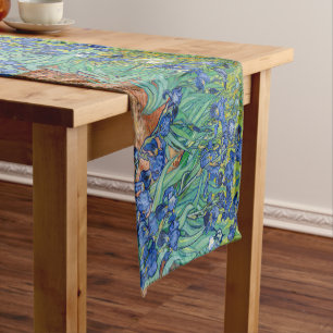 Chemin De Table Court Vincent Van Gogh - Irises