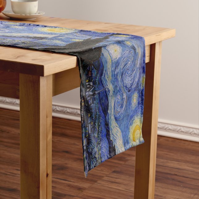 Chemin De Table Court Vincent Van Gogh - La nuit étoilée (In Situ)