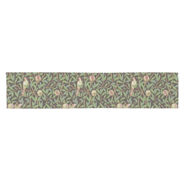 Chemin De Table Court William Morris "Bird & Pomegranate" 2. (Horizontal)