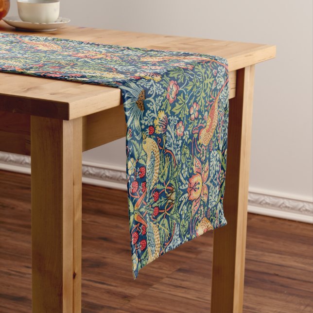 Chemin De Table Court William Morris - Thief aux fraises (In Situ)