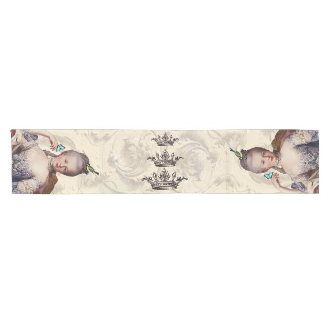 Chemin De Table Court Young Marie Antoinette French chic Table Runner (Horizontal)
