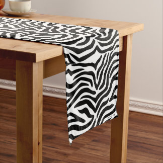 Chemin De Table Court Zebra Table Runner