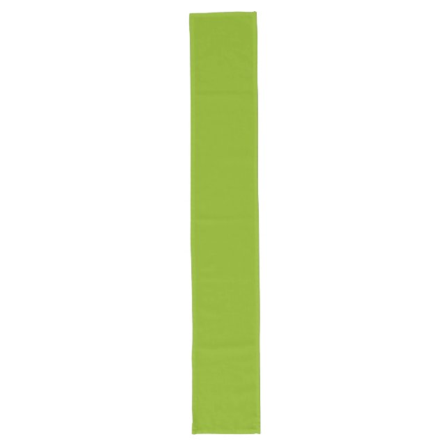 Chemin De Table Long APPLE GREEN (une couleur fruitée solide) ~ (Devant)