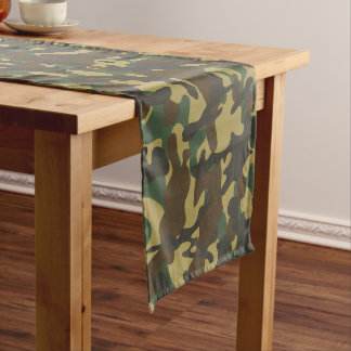 Chemin De Table Long Camouflage forestier