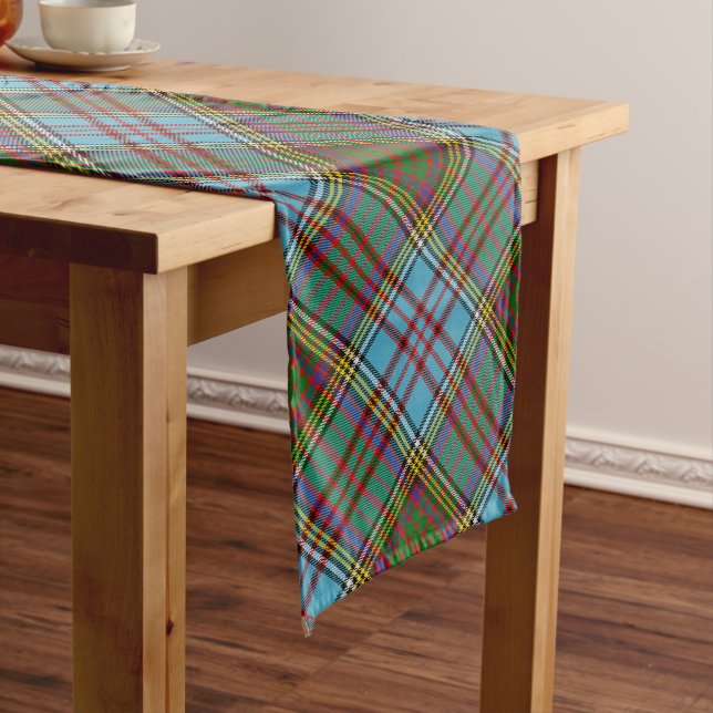 Chemin De Table Long Clan Anderson Tartan Long Table Runner (In Situ)