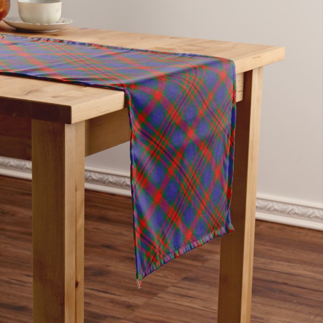 Chemin De Table Long Clan Carnegie Tartan (In Situ)