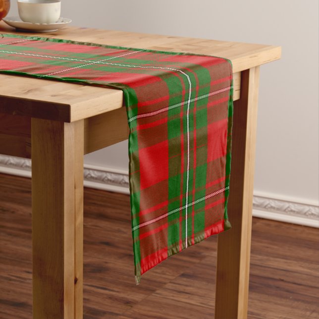 Chemin De Table Long Clan écossais MacGregor Tartan Plaid (In Situ)