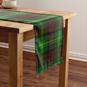 Chemin De Table Long Clan écossais Martin Tartan Plaid