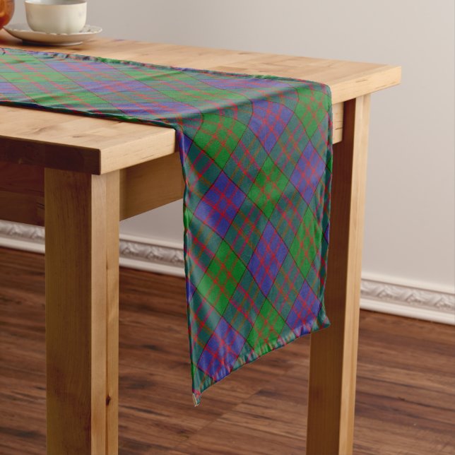 Chemin De Table Long Clan MacDonald Tartan Table Runner (In Situ)