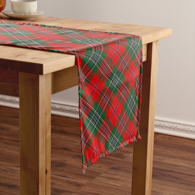 Chemin De Table Long Clan MacLean Tartan (In Situ)