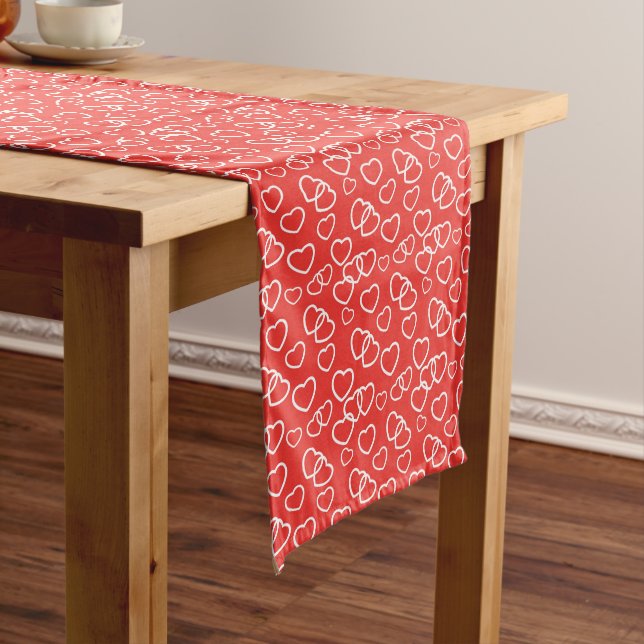 Chemin De Table Long Coeur du coureur de table (In Situ)