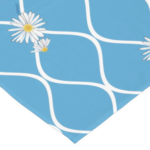 Chemin De Table Long Coureur de table de marguerites modernes