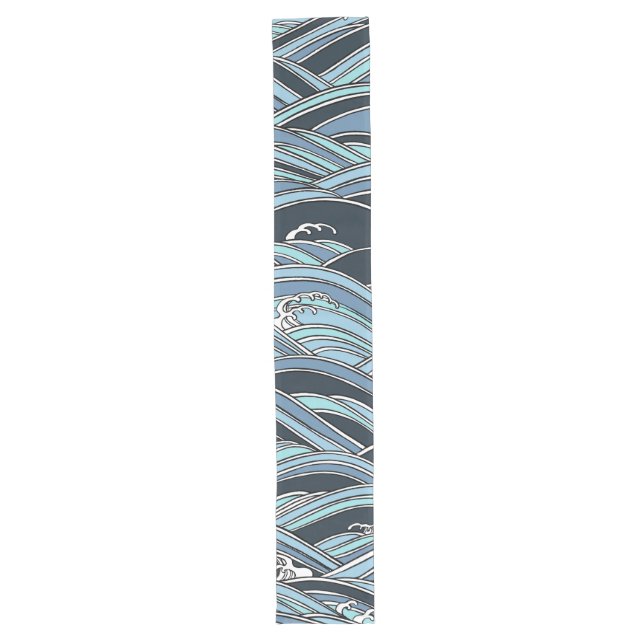 Chemin De Table Long COUREUR de TABLE de motif de Japonais (Devant)