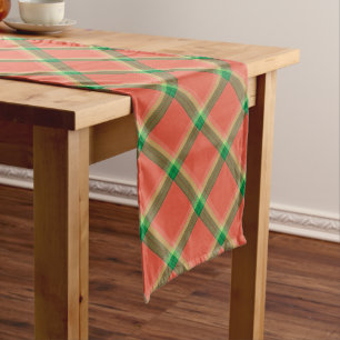Chemin De Table Long Coureur de table Tartan Watermelon