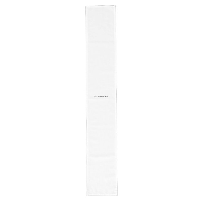 Chemin De Table Long Créez votre propre blanc (Devant)