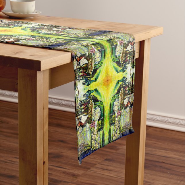 Chemin De Table Long Dit pour impliquer toute l'idée (In Situ)