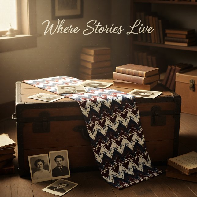 Chemin De Table Long Écho américain (Créateur téléchargé)