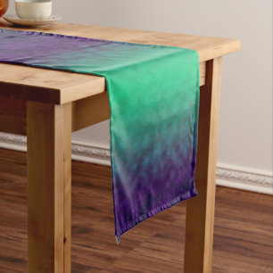 Chemin De Table Long Échos de la marée d'améthyste
