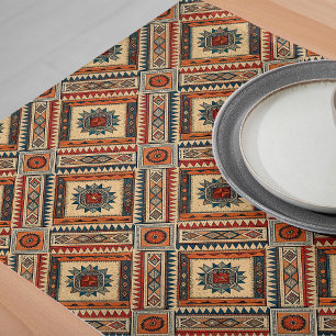 Chemin De Table Long Eclectique Tribal Print Table Runner Global Inspir