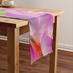 Chemin De Table Long FLEUVE PURPLE - Art Fractal -