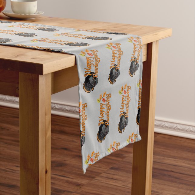 Chemin De Table Long Happy Thanksgiving (In Situ)