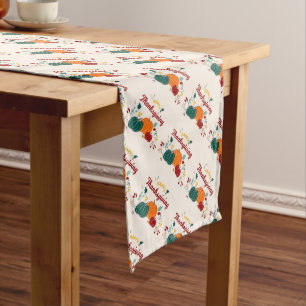 Chemin De Table Long Happy Thanksgiving