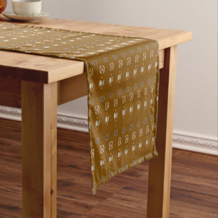 Chemin De Table Long Inspiration kaléidoscopique en fleurs