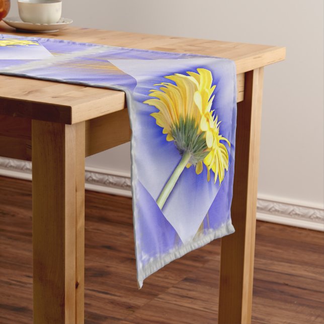 Chemin De Table Long Jaune et bleu (In Situ)