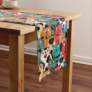 Chemin De Table Long La Crowd of cats