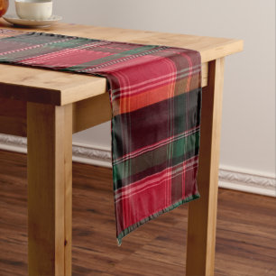 Chemin De Table Long Madras Plaid Caraïbes Virgin Islands USVI
