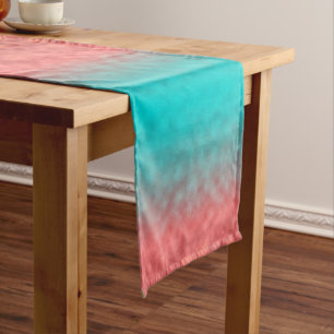 Chemin De Table Long Mirage cramoisi