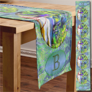 Chemin De Table Long Monogramme Jamaïcain River Raft Ride J001