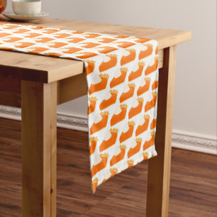 Chemin De Table Long Motif citrouille