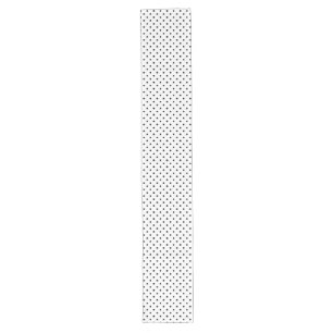 Chemin De Table Long Motif de points Polka noir et blanc