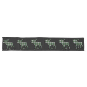 Chemin De Table Long Nouvelle-Écosse Cap-Breton tartan moose coureur