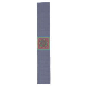 Chemin De Table Long Pâque coureur Le Seder Table Bleu 16 x 108