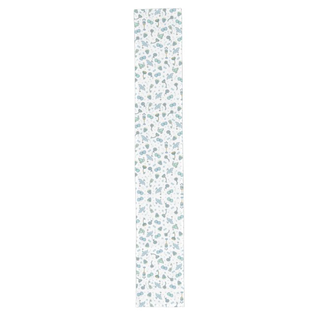 Chemin De Table Long Passover Runner Whimsical Design 2 (Devant)