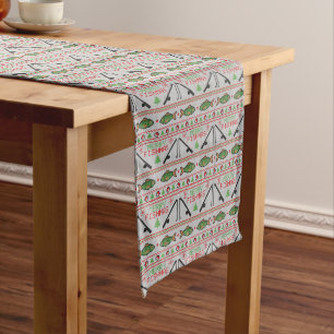 Chemin De Table Long Poisson laide de Noël